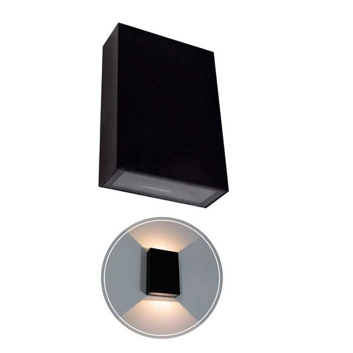 Arandela 4 W Preta 3000 K