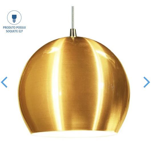 Pendente Conflate Ouro