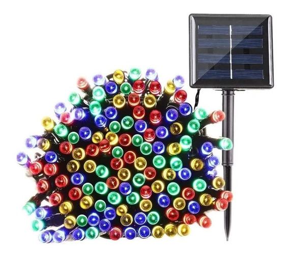 Cordão Solar 100 LEDs Colorido IP65