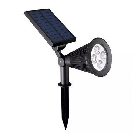 Espeto Jardim com Placa Solar 6500 K
