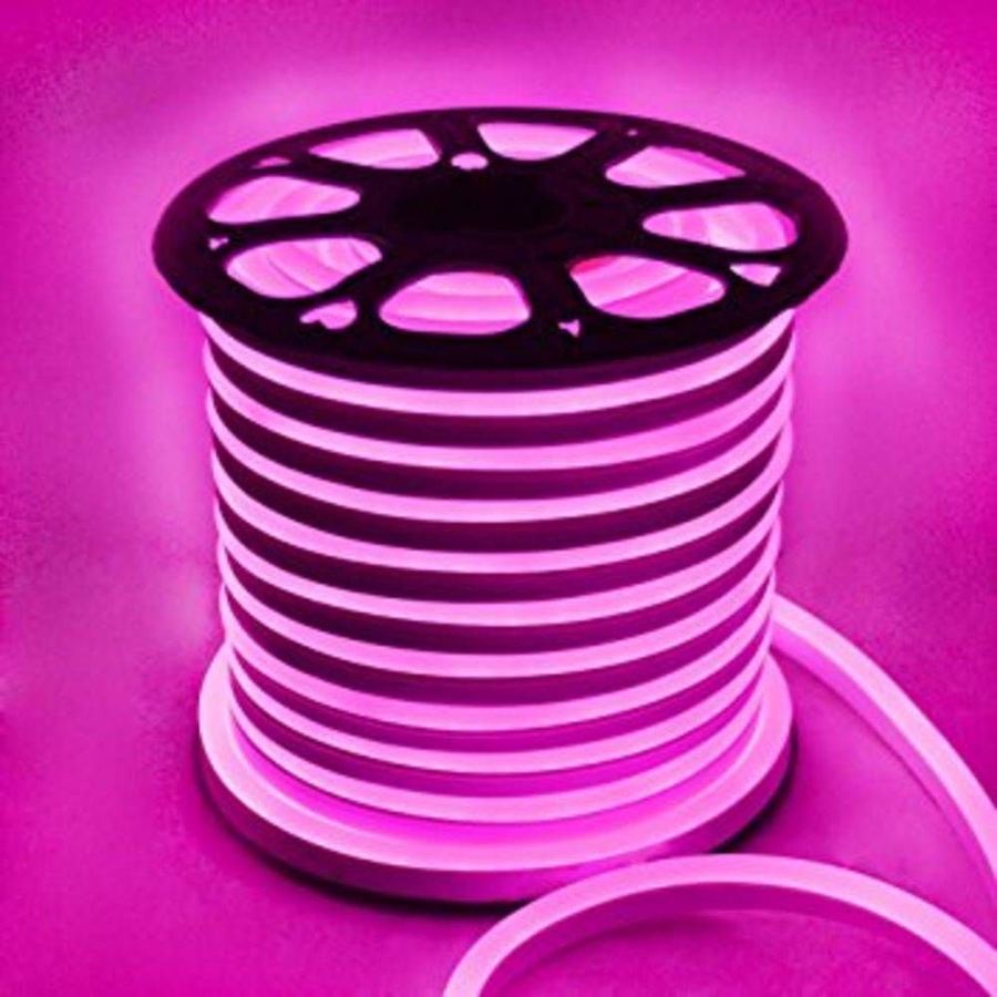 Fita Neon 50 m 127 V Rosa
