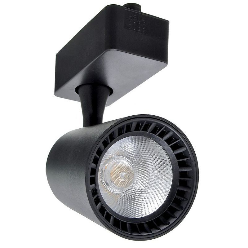 Spot Trilho Preto 18 W 6500 K